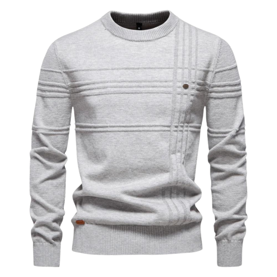 Richard | Stylowy męski sweter w kratę